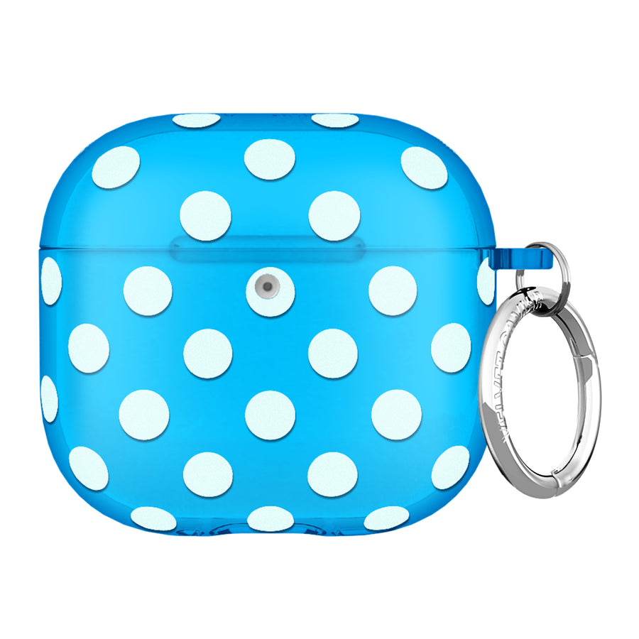 Aquamarine Polka Dot AirPod Case