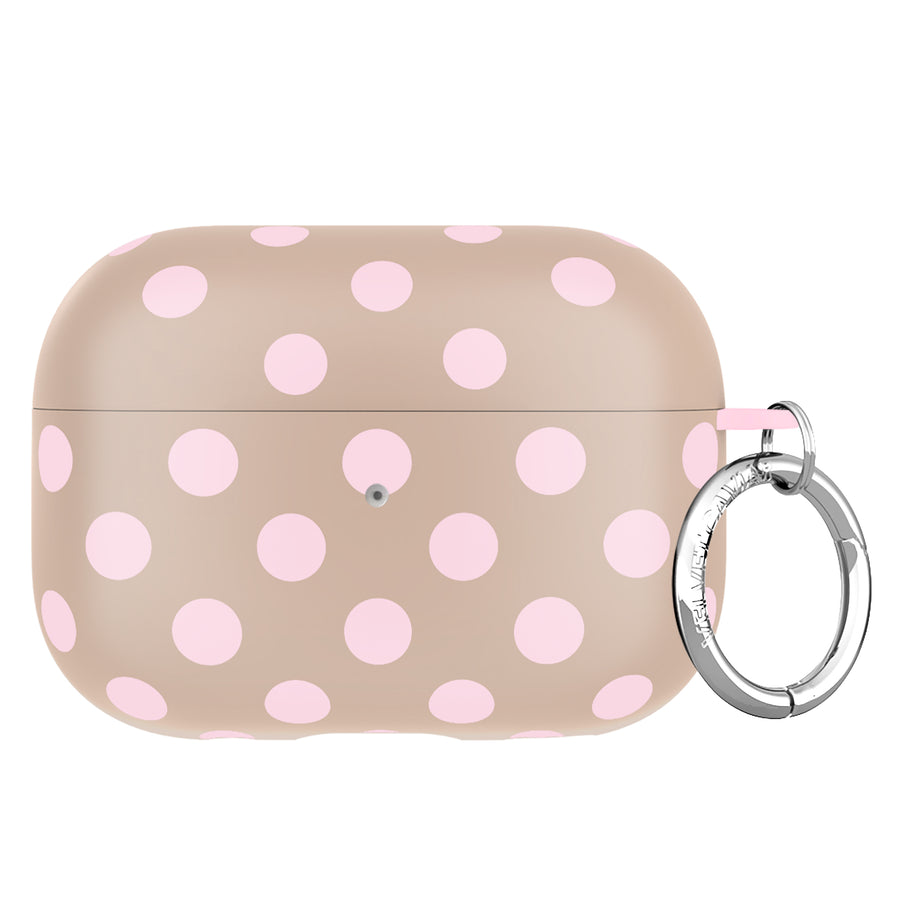 Brown Sugar Polka Dot AirPod Case