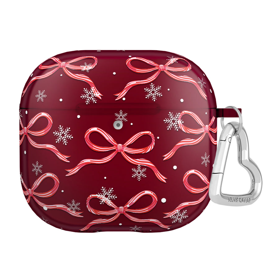 Candy Cane Bows AirPod Case