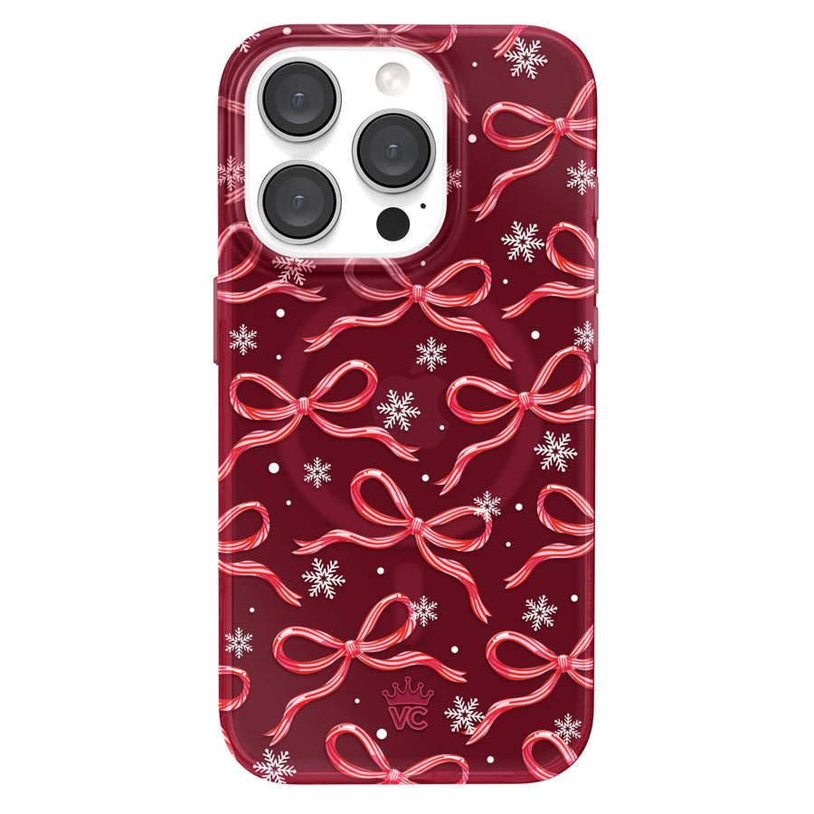 Candy Cane Bows iPhone Case