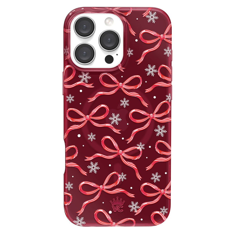 Candy Cane Bows iPhone Case