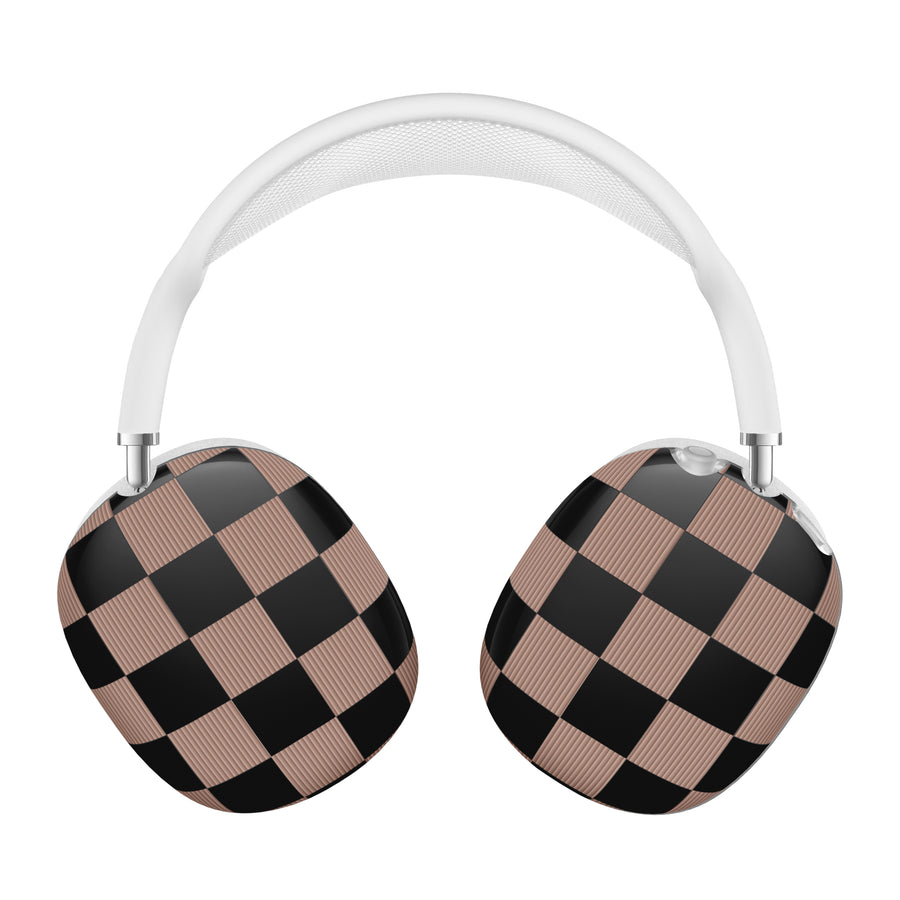 Mocha Vibe Checkered AirPod Max Case
