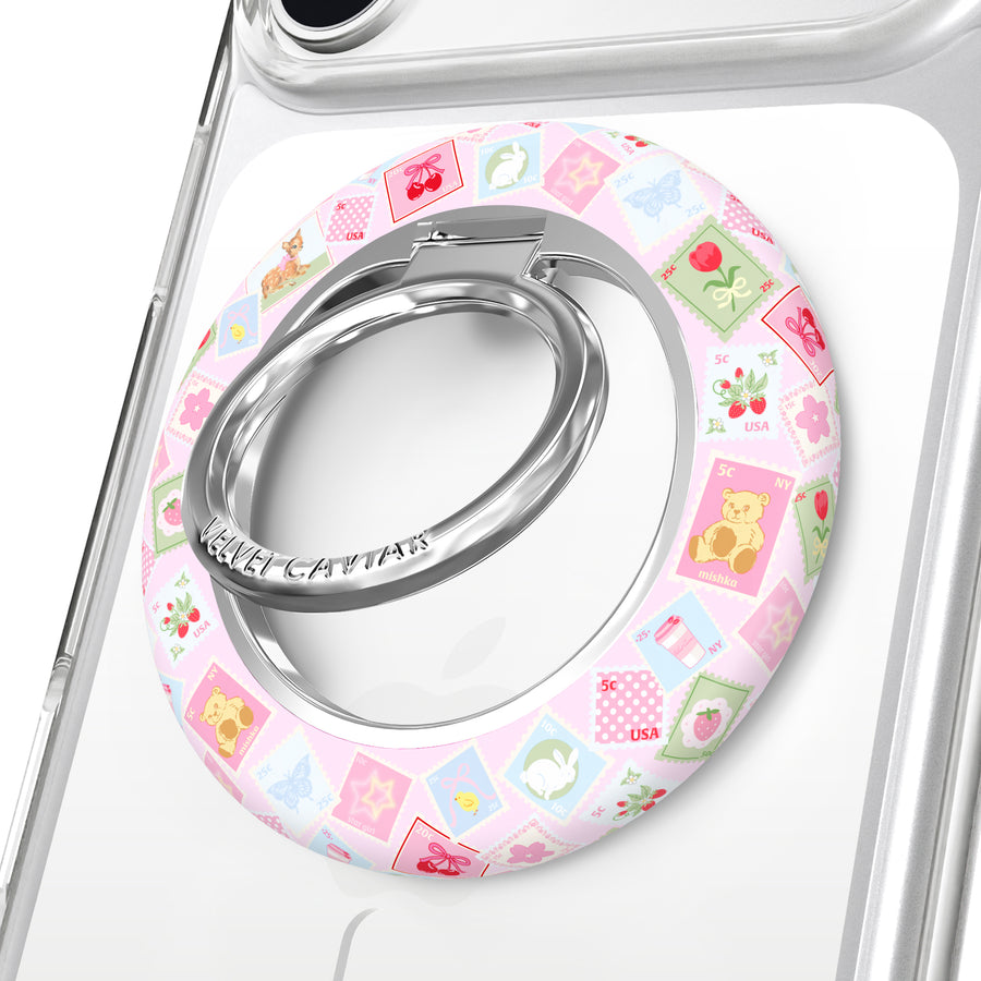 Spring Whimsy Stamps Glitter MagSafe Grip Ring