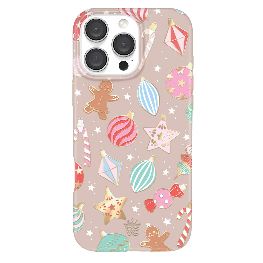Winter Kiss Ornaments iPhone Case