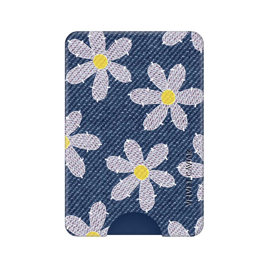 Denim Daisy MagSafe Wallet