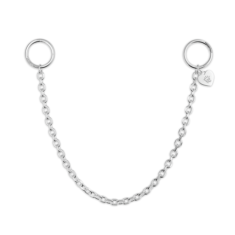 Large Silver Bag Chain