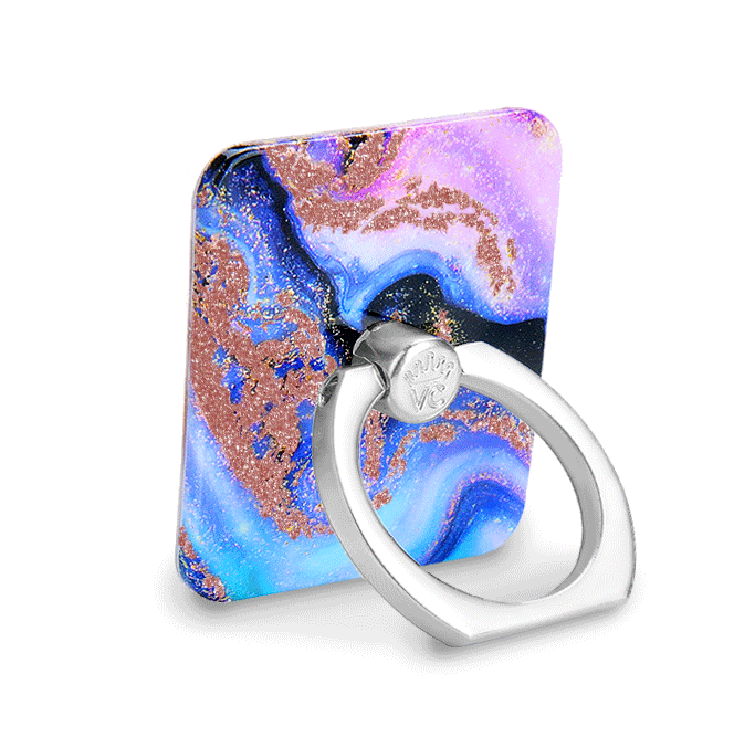 Galaxy Glitter Phone Ring