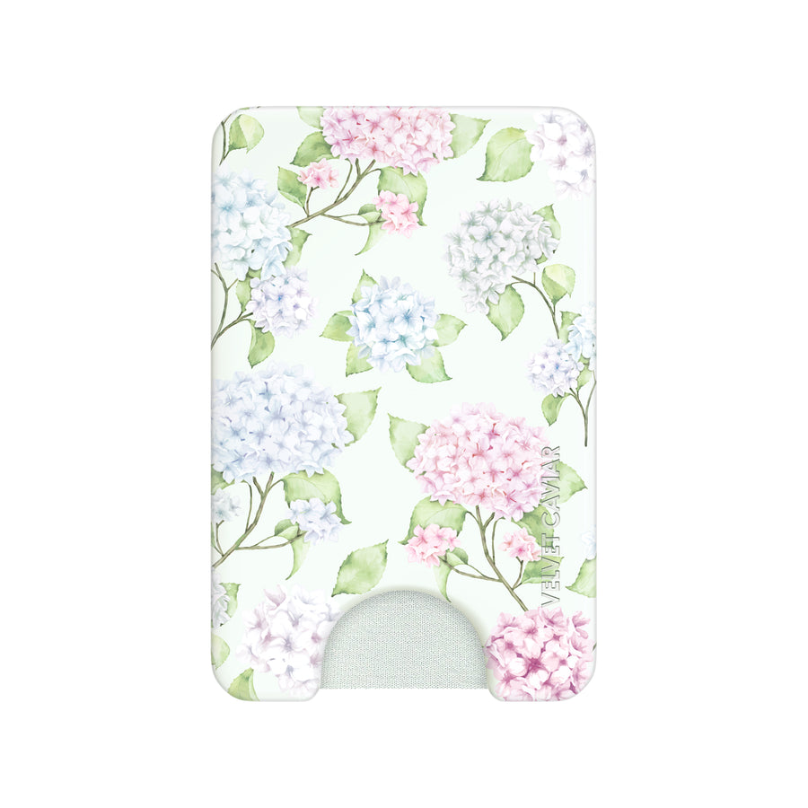 Hydrangea Floral MagSafe Wallet