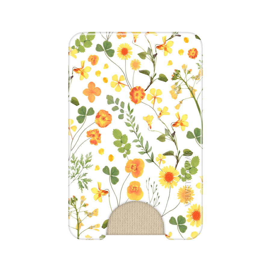 Whimsical Floral MagSafe Wallet