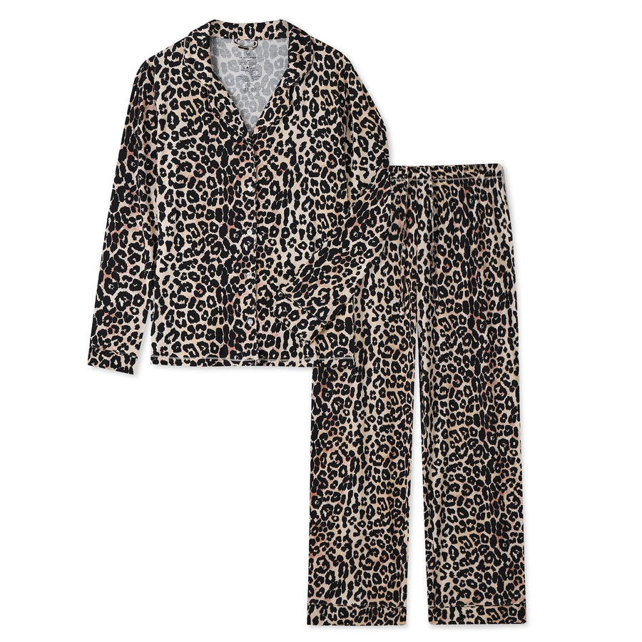Girls Night Leopard Pajama Set