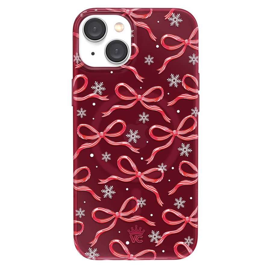 Candy Cane Bows iPhone Case