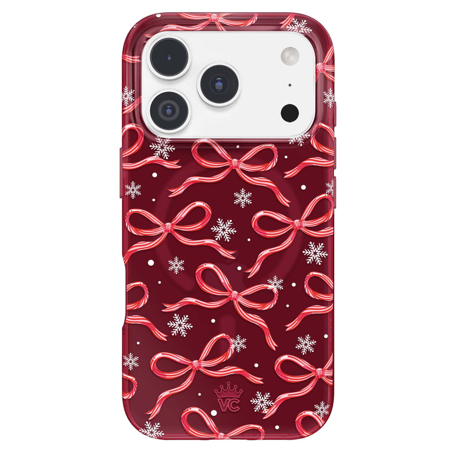 Candy Cane Bows iPhone Case