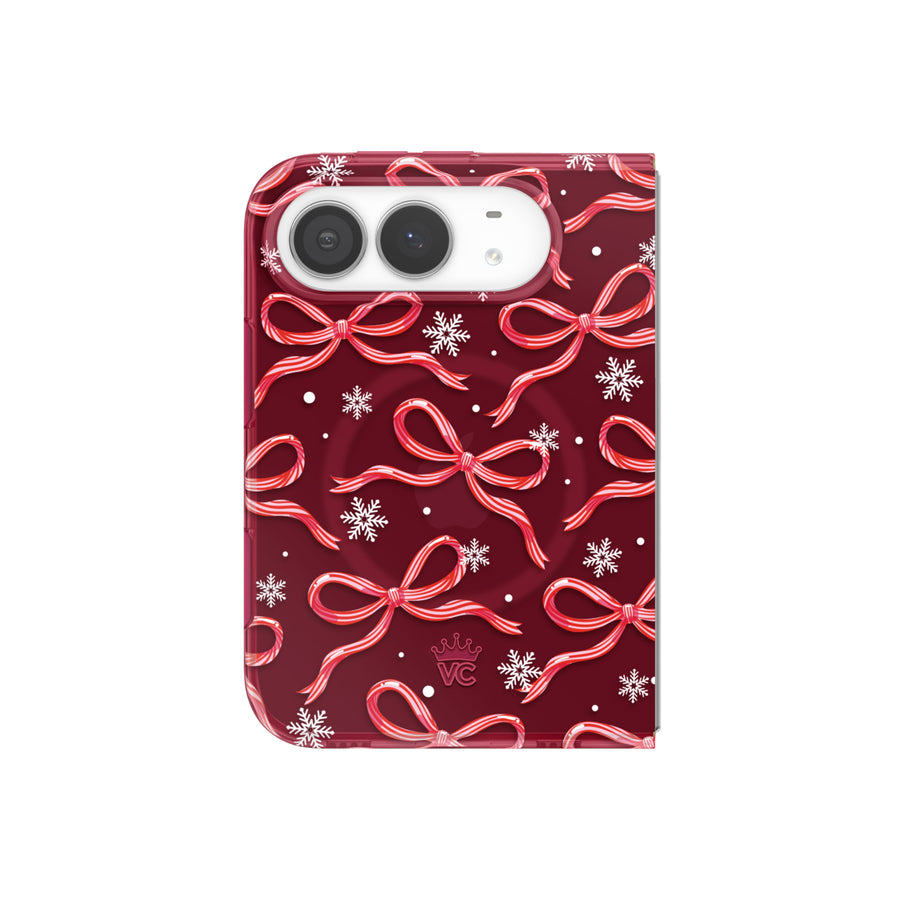 Candy Cane Bows iPhone Case