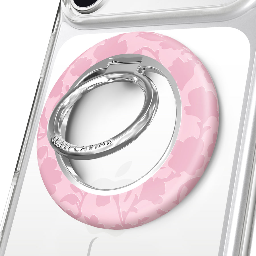 Magical Mauve Floral MagSafe Grip Ring