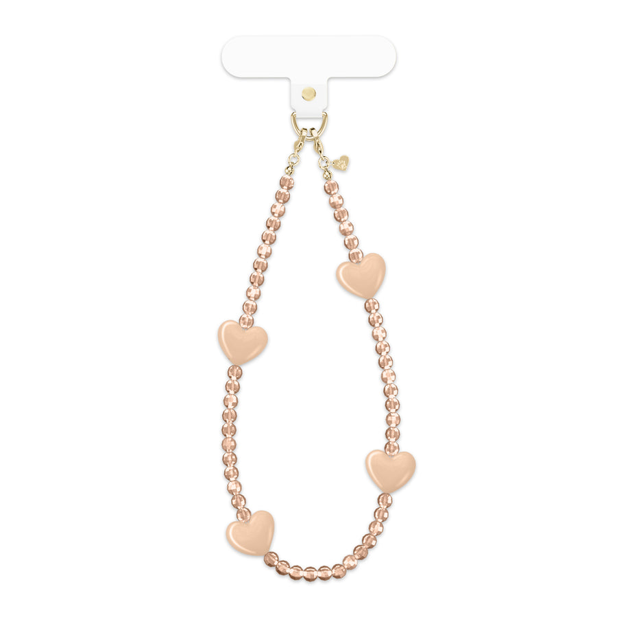 Nude Heart Phone Charm