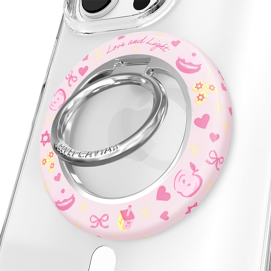 Pink Hanukkah MagSafe Grip Ring