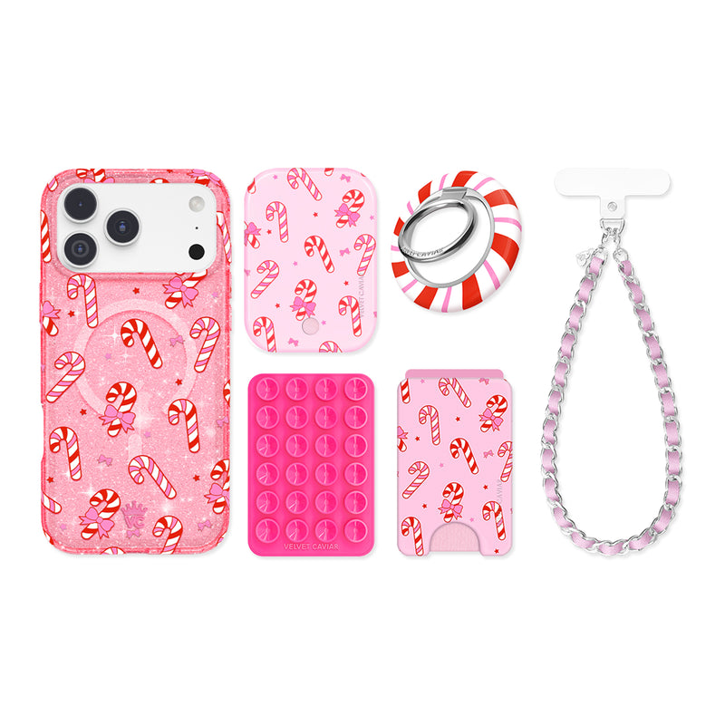 Pink Peppermint Princess iPhone Bundle Set