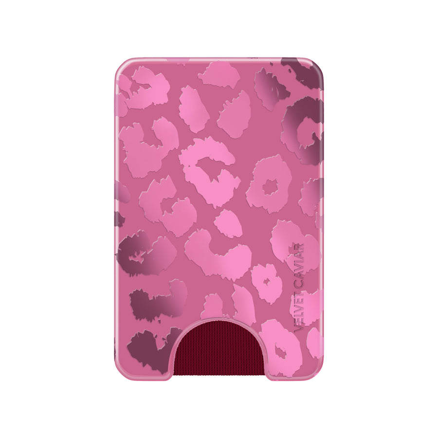 Pink Ruby Leopard MagSafe Wallet