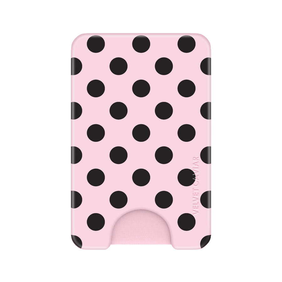 Princess Pink Polka Dot MagSafe Wallet