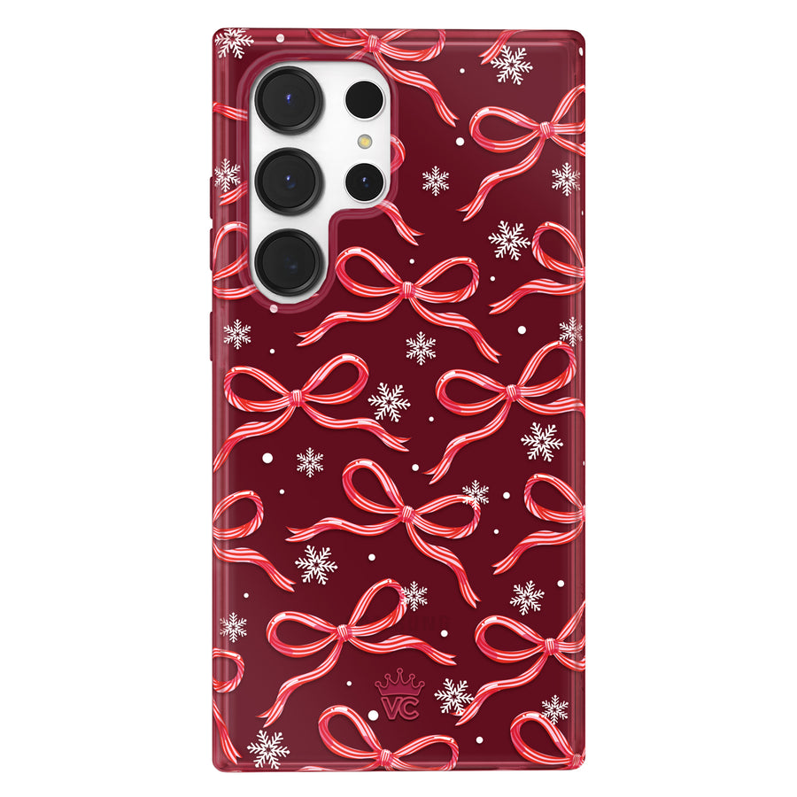 Candy Cane Bows Samsung Case