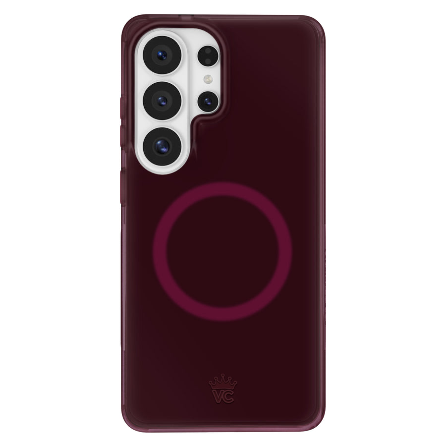 Burgundy 1990 Jelly Samsung Case