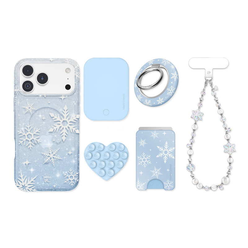 Snow Angel Glitter iPhone Bundle Set