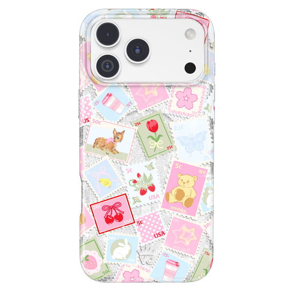 Spring Whimsy Stamps Glitter iPhone Case