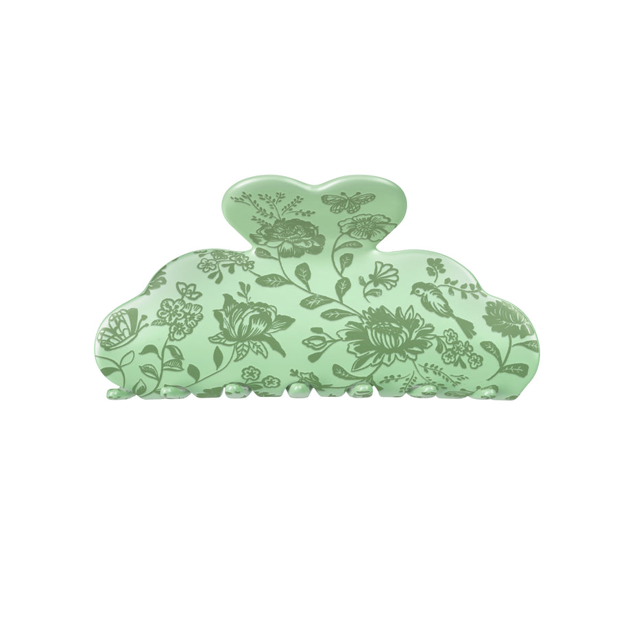 Storybook Sage Floral Hair Clip