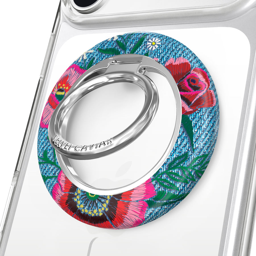Groovy Floral MagSafe Grip Ring