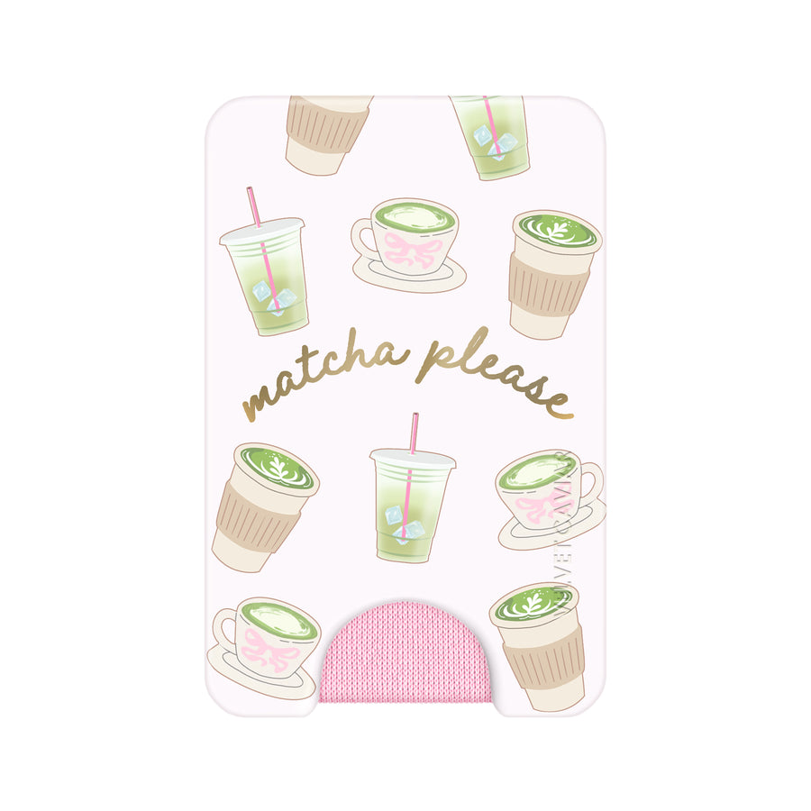 Matcha Please MagSafe Wallet