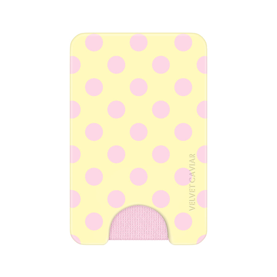 Buttercream Polka Dot MagSafe Wallet