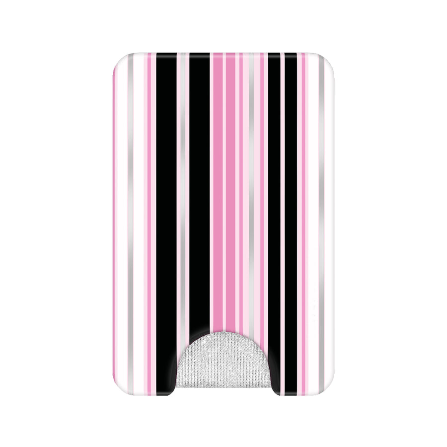Pretty Punk Stripes Glitter MagSafe Wallet