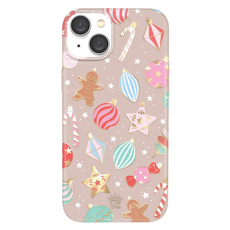 Winter Kiss Ornaments iPhone Case
