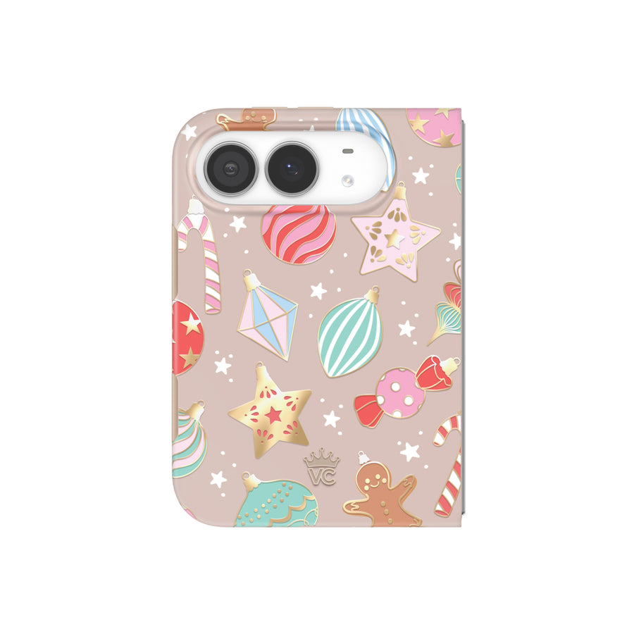 Winter Kiss Ornaments iPhone Case