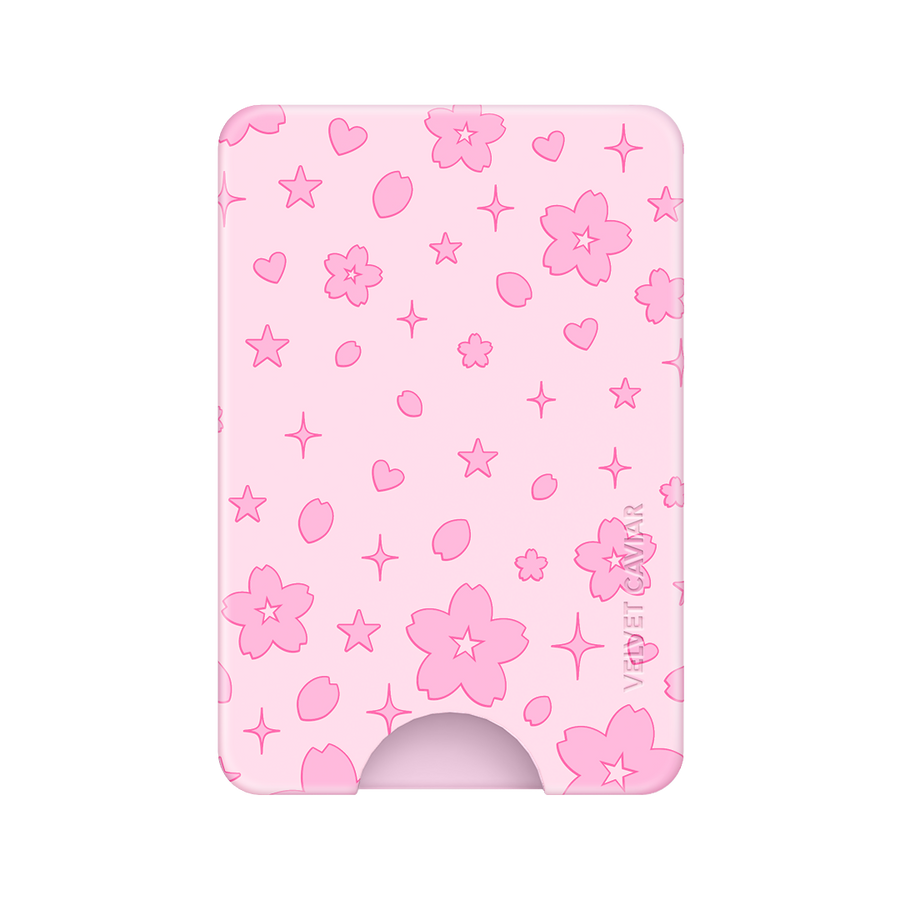 Pink Cherry Blossom MagSafe Wallet