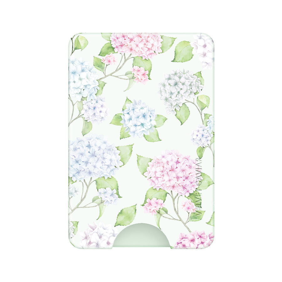 Hydrangea Floral MagSafe Wallet