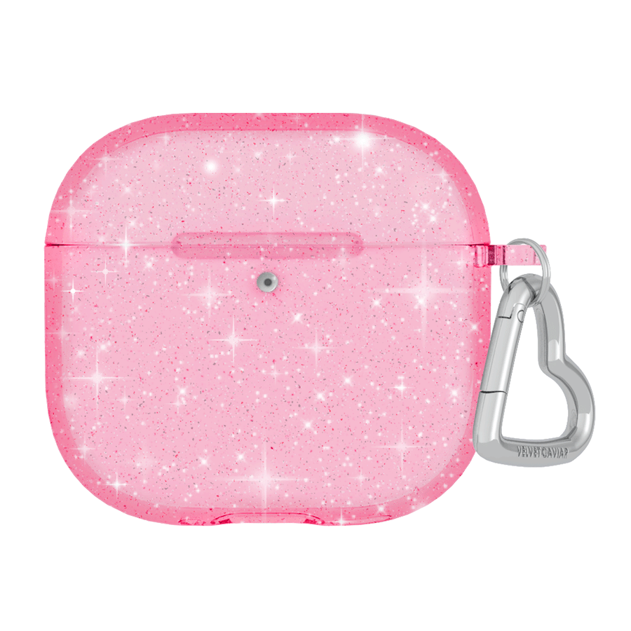 Pink Stardust Glitter AirPod Case