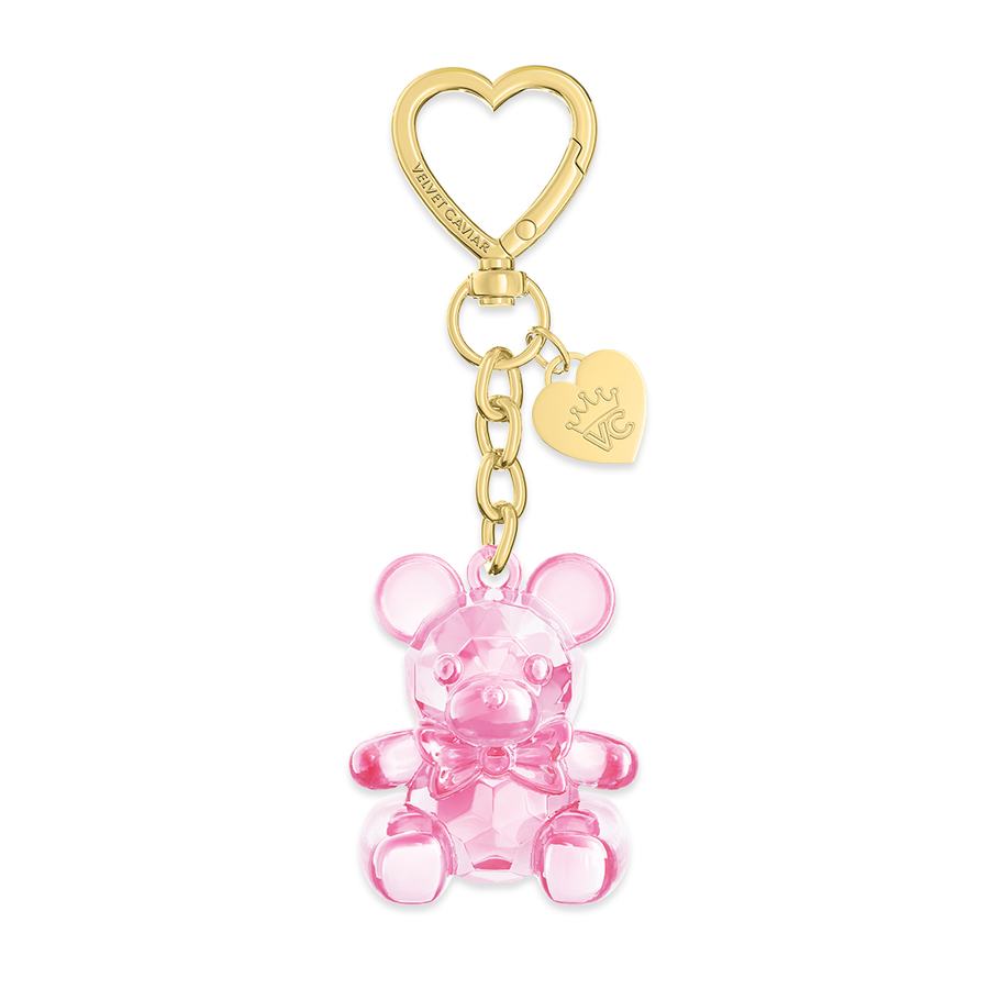 Pink Teddy Bag Charm