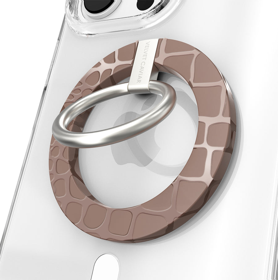 Khaki Croc MagSafe Grip Ring