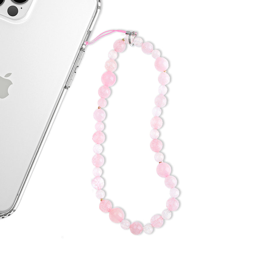 Rose Quartz Phone Charm