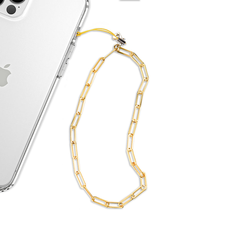 Gold Chain Phone Charm