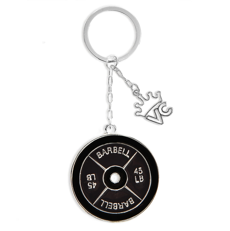 Barbell Keychain
